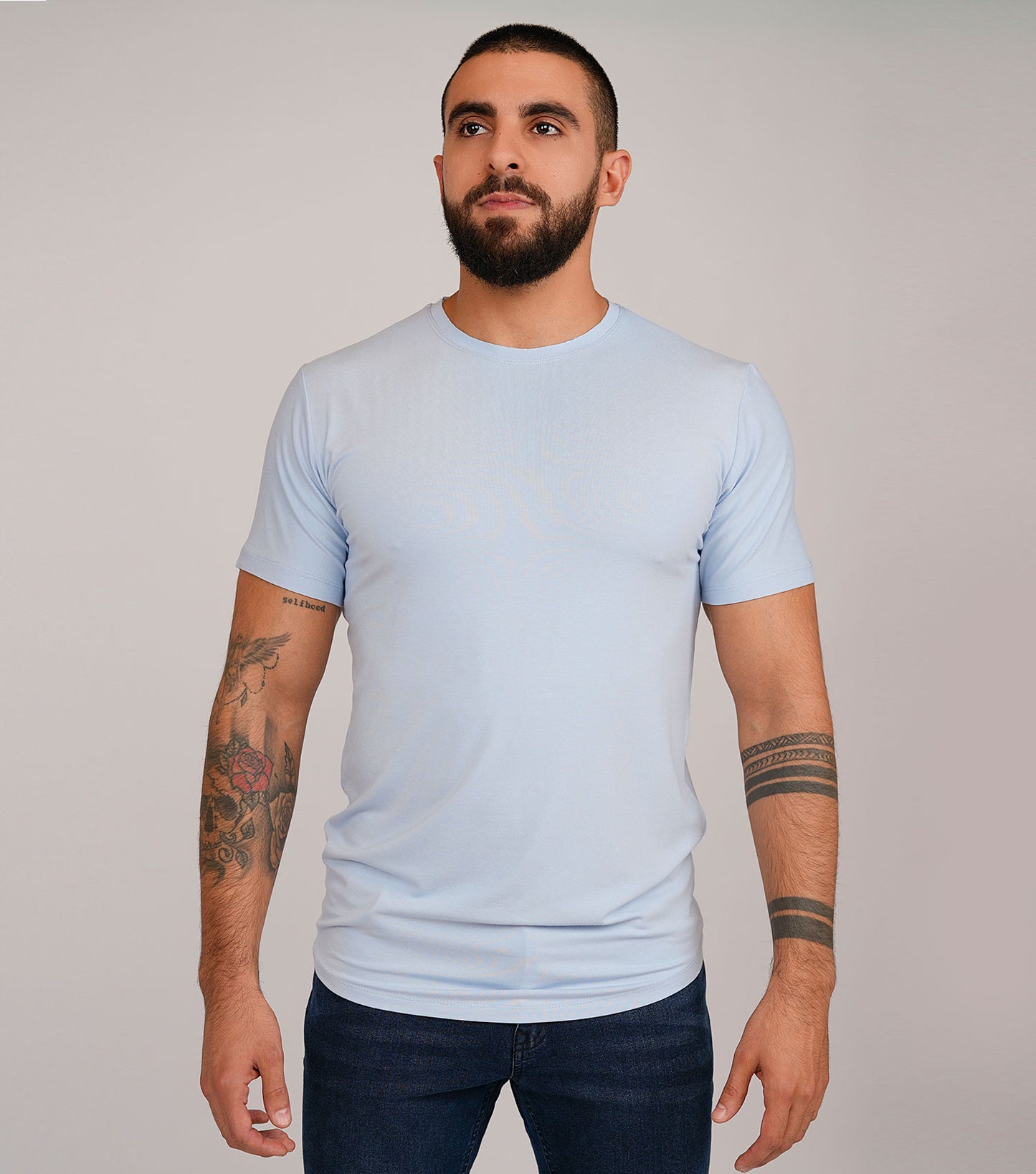 Slim Fit T-shirt Light Blue